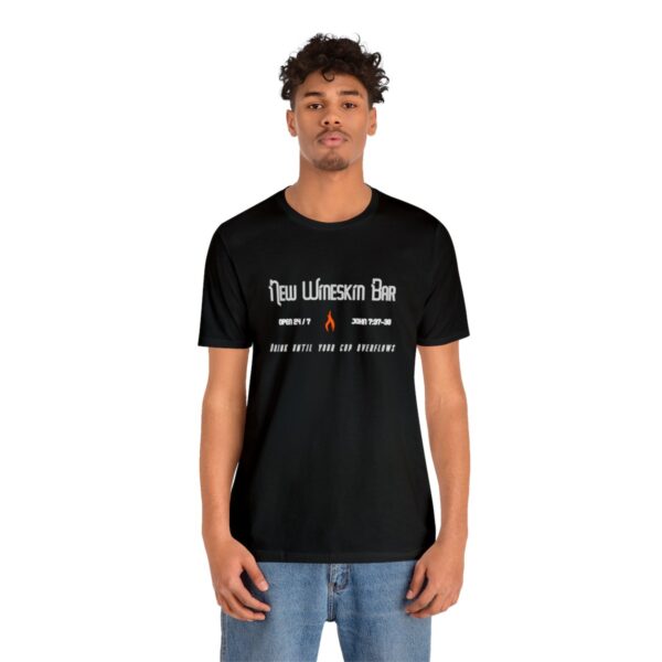 18102-15.jpg New Wineskin Bar Unisex T shirt
