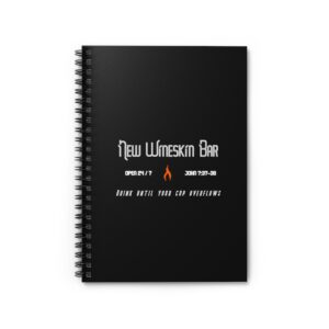 Front New Wineskin Bar Notebook