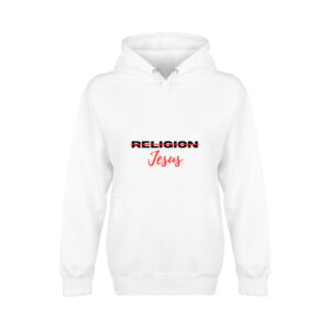front_100_img Jesus not Religion Unisex Hoodie