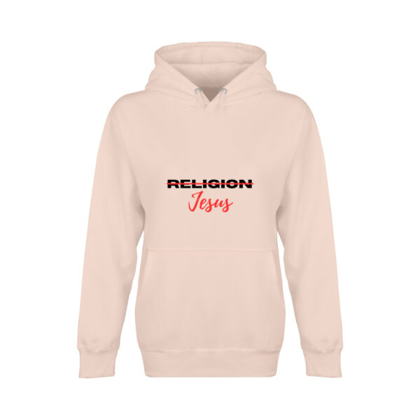 front_63_img Jesus not Religion Unisex Hoodie