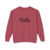 14687811298064461240_2048.jpeg "Hello" Unisex Crewneck