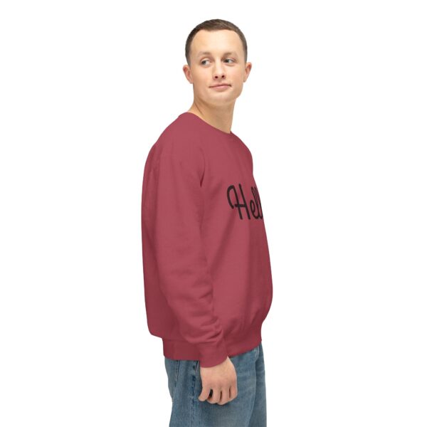 1523176612584641419_2048.jpeg "Hello" Unisex Crewneck