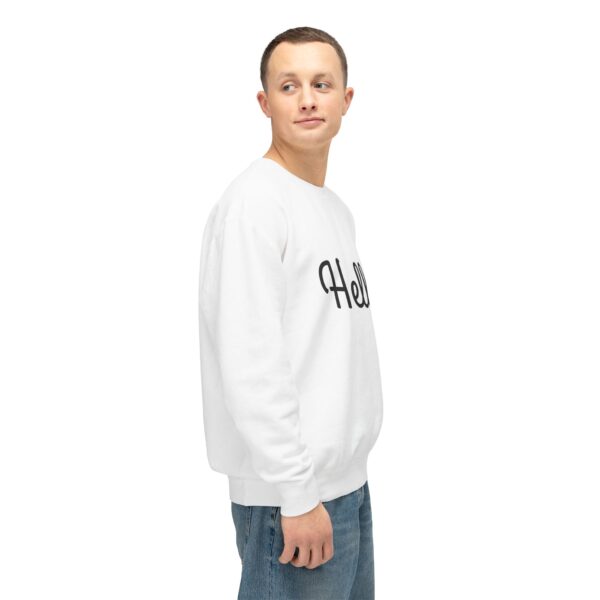 15621837092934029513_2048.jpeg "Hello" Unisex Crewneck