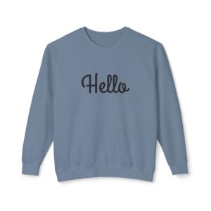 "Hello" Unisex Crewneck