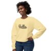 8523269100451836415_2048.jpeg "Hello" Unisex Crewneck