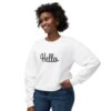 9497673013156652235_2048.jpeg "Hello" Unisex Crewneck